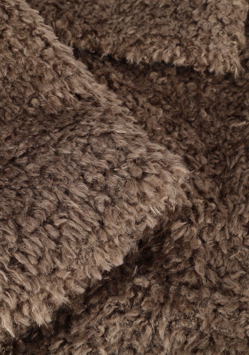 OBJECT Manteau Teddy OBJOLYMPIA JACKET en marron - large