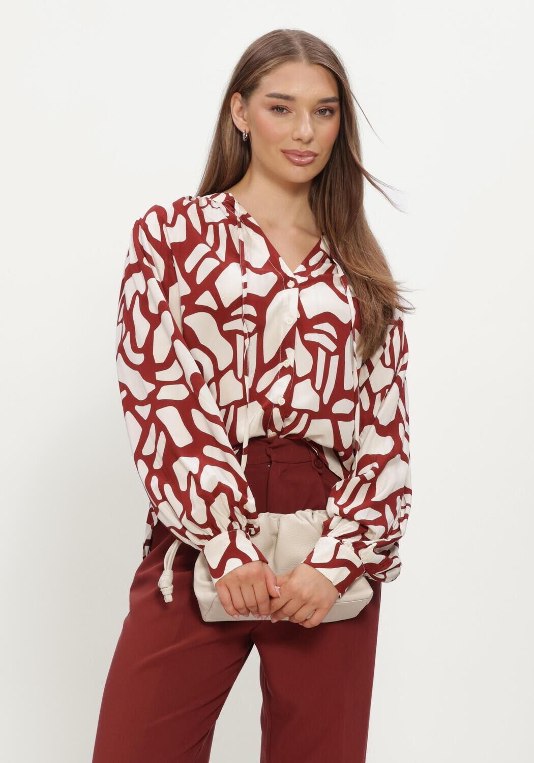 Bordeaux GRACE & MILA  BLOUSE - large