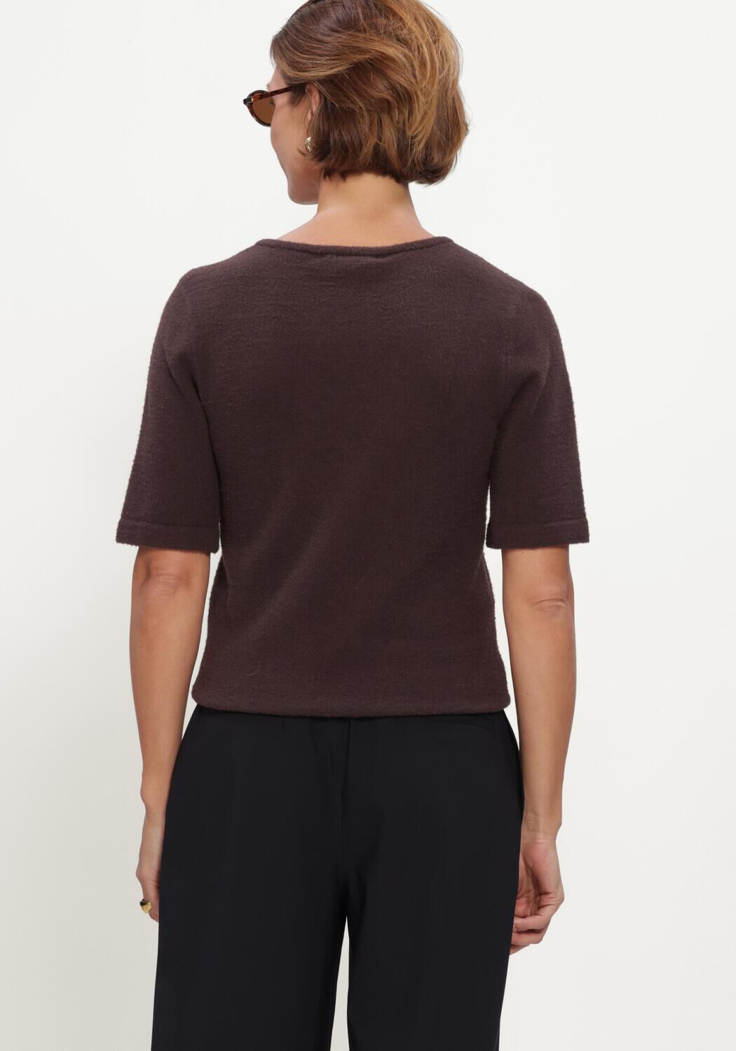 STUDIO ANNELOES Pull Felica pullover en marron - large