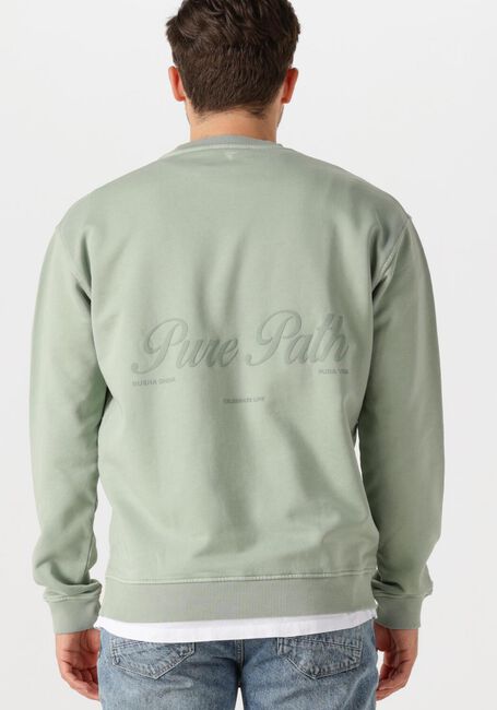 PURE PATH Chandail LOOSE FIT CREWNECK LS SWEATERS Menthe - large