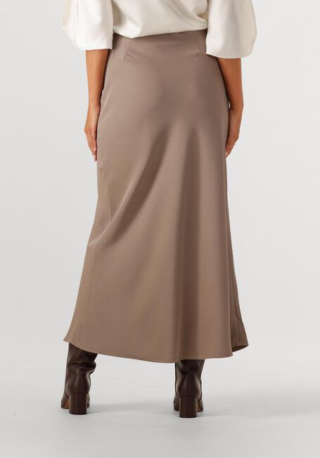 NEO NOIR Jupe midi KIT DULL SATEEN SKIRT en taupe - large