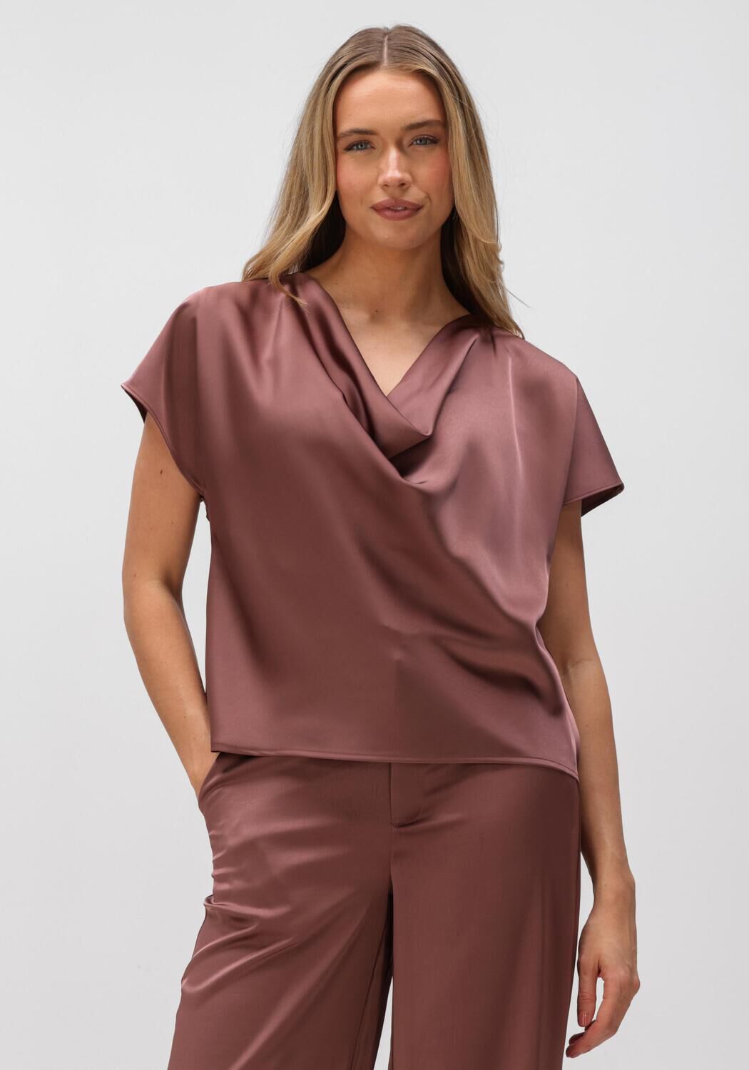 NOTRE-V NV-HINKE WATERFALL Blouses en rose - large