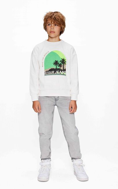 Witte RETOUR Trui TED - large