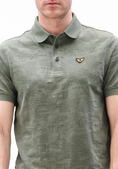 PME LEGEND Polo JACQUARD JERSEY en vert - large
