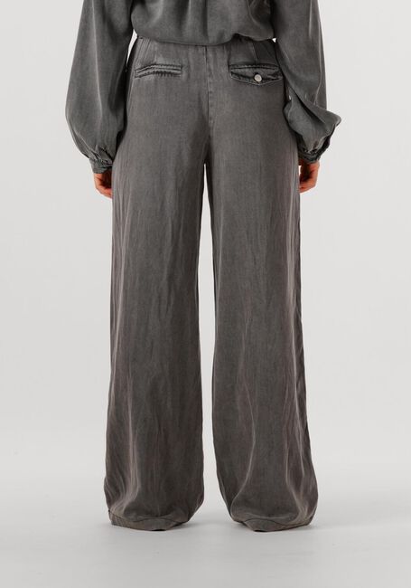 Donkergrijze SIMPLE Wijde broek WV-TENCEL-TWILL-25-3 - large