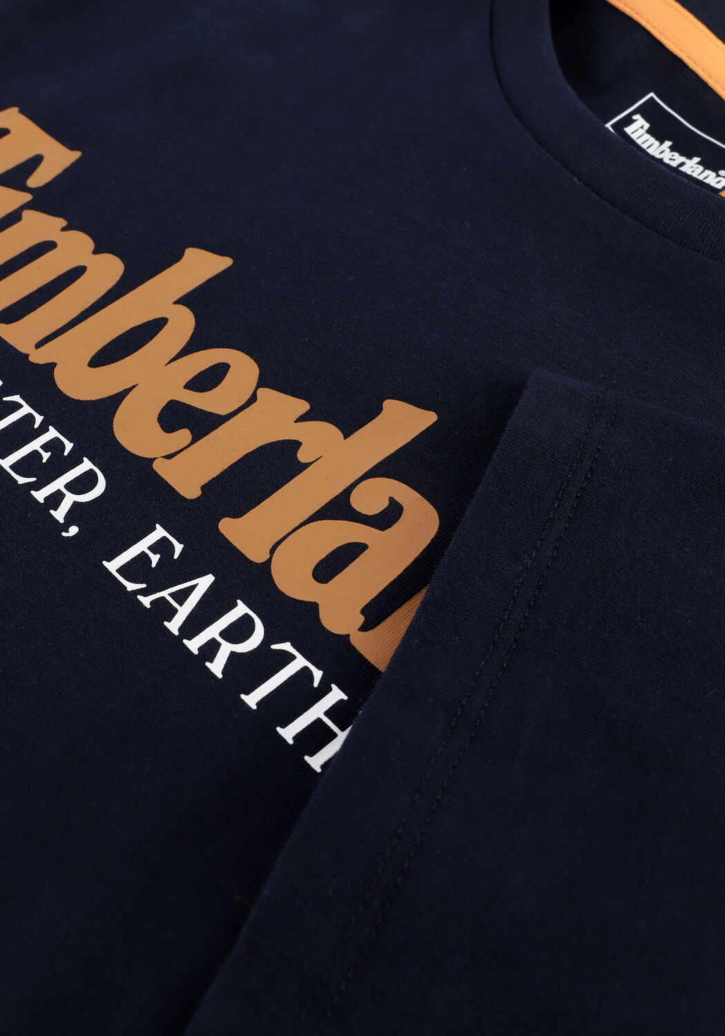 Donkerblauwe TIMBERLAND T-shirt WWESR FRONT TEE - large