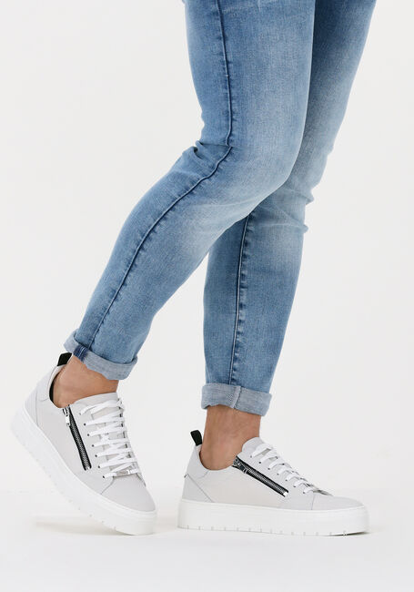 ANTONY MORATO Baskets basses MMFW01451 ZIPPER LACE UP en blanc - large