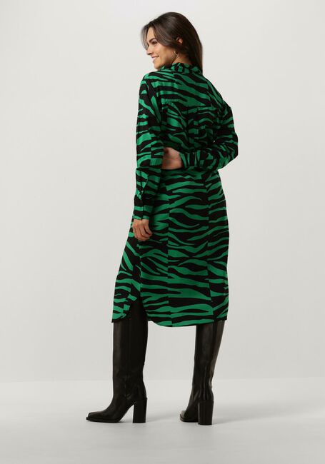 OBJECT Robe midi OBJCIRA L/S SHIRT DRESS 129 en vert - large