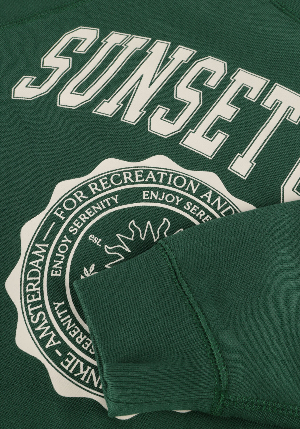 Donkergroene CATWALK JUNKIE Sweater GRAPHIC SWEATER - large