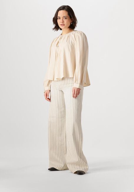 Ecru CO'COUTURE  VIVA PLEAT BLOUSE - large