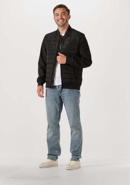 PURE PATH Veste matelassé REGULAR FIT PADDED JACKETS en noir - large