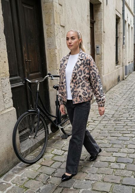 ALIX THE LABEL Jack LADIES WOVEN JAGUAR BOMBER en multicolore - large