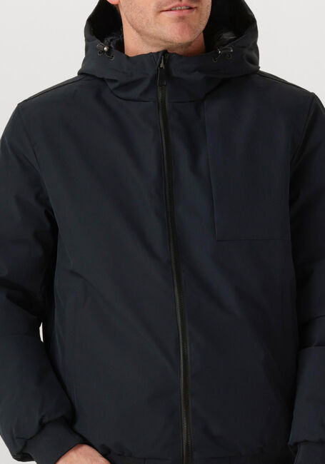AIRFORCE Jack HOODED REVERSIBLE JACKET Bleu fonc&eacute; - large