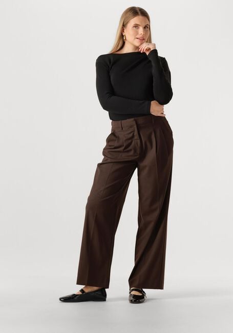 SELECTED WOMEN Haut SLFTENNY LS DRAPED TOP en noir - large