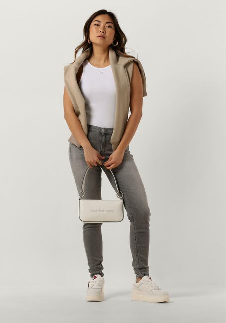 TOMMY JEANS Haut TJW ESSENTIAL RIB TANK en blanc - large