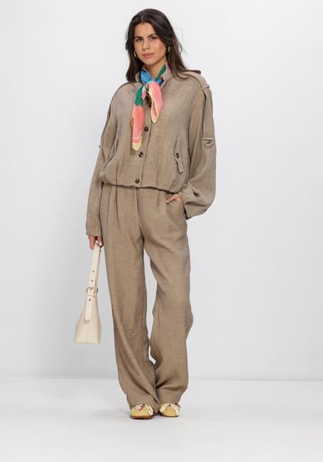 Taupe Y.A.S. Jack YASRINA LS JACKET - large