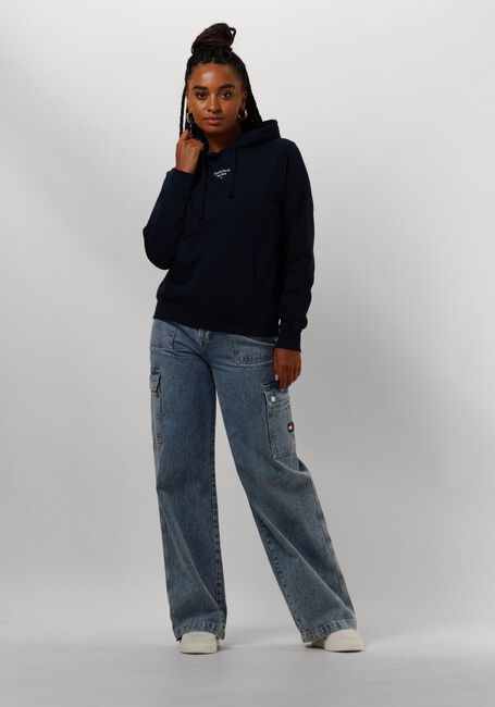 Donkerblauwe TOMMY JEANS Trui TJW ESSENTIAL LOGO 2 HOODIE Donkerblauwe TOMMY JEANS Trui TJW ESSENTIAL LOGO 2 HOODIE - large