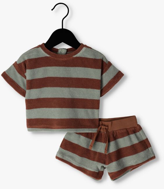 Blauwe QUINCY MAE  TERRY TEE + SHORTS SET - large