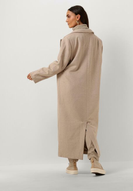 NEO NOIR Manteau WILLIAMS WOOL COAT en beige - large