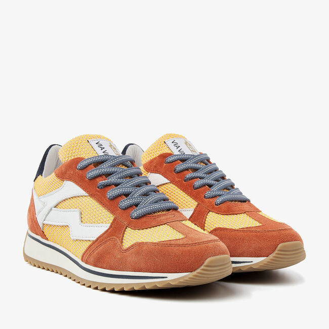 VIA VAI Baskets basses MIKKI ALEX en orange - large