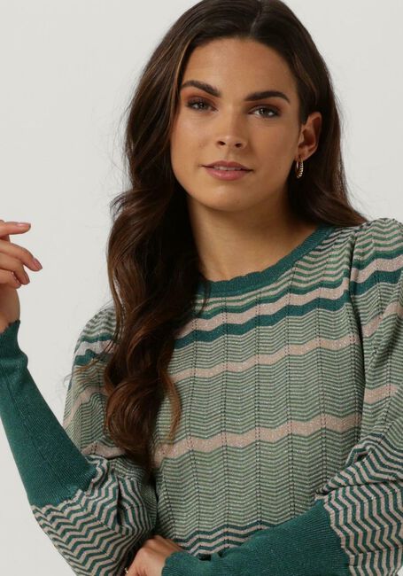 NEO NOIR Pull DARY STRIPE KNIT BLOUSE en vert - large