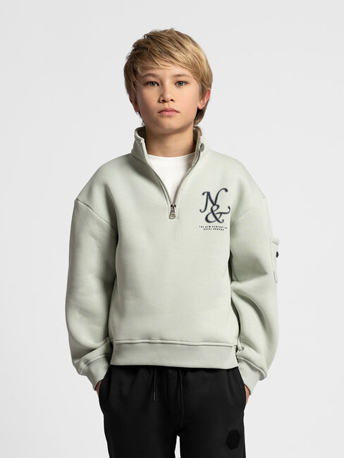 NIK & NIK Pull ROMAN SWEATSHIRT Menthe - large