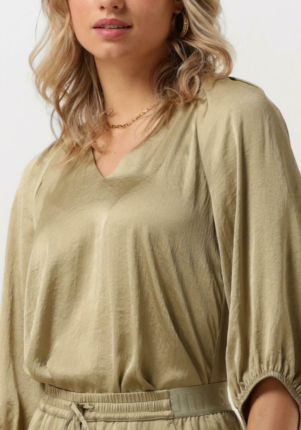 Groene SUMMUM Tuniek TOP SILKY TOUCH Omoda