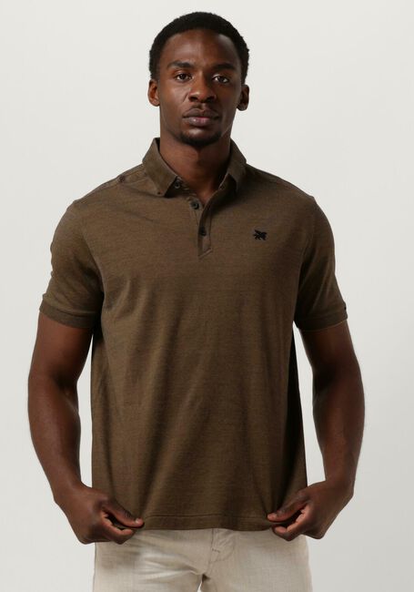 VANGUARD Polo SHORT SLEEVE POLO MERCERIZED JACQUARD JERSEY en vert - large