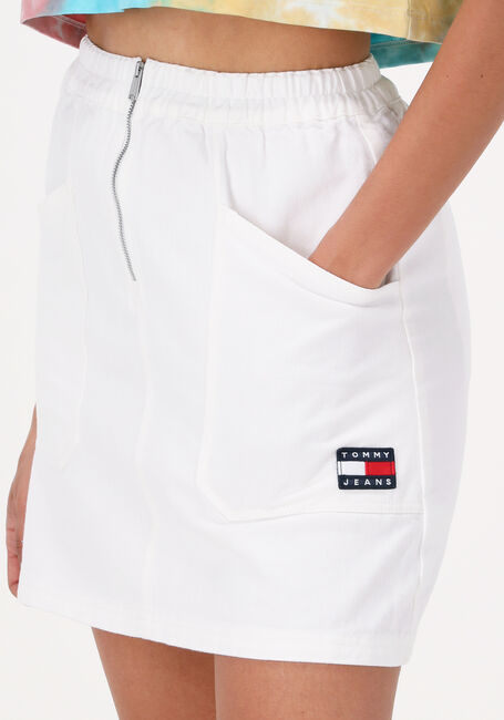 TOMMY JEANS Mini-jupe TJW SURPLUS ZIP MINI SKIRT Blanc - large