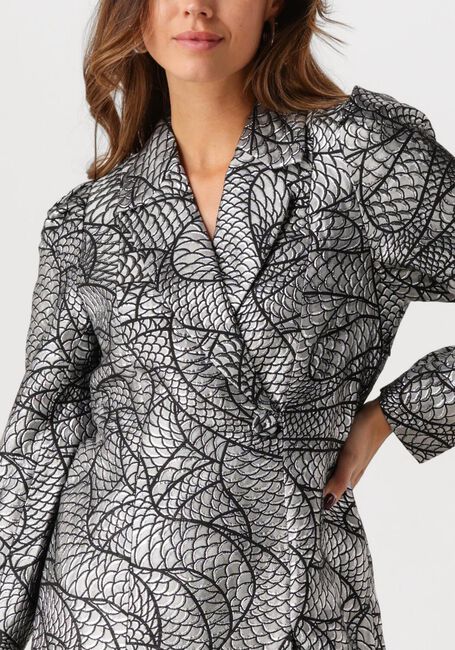 Y.A.S. Mini robe YASSISI LS BLAZER DRESS en argent - large