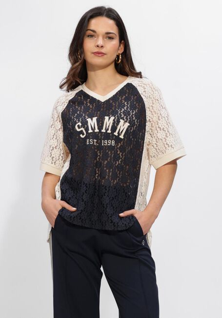 SUMMUM T-shirt TOP SPORTY LACE en bleu - large