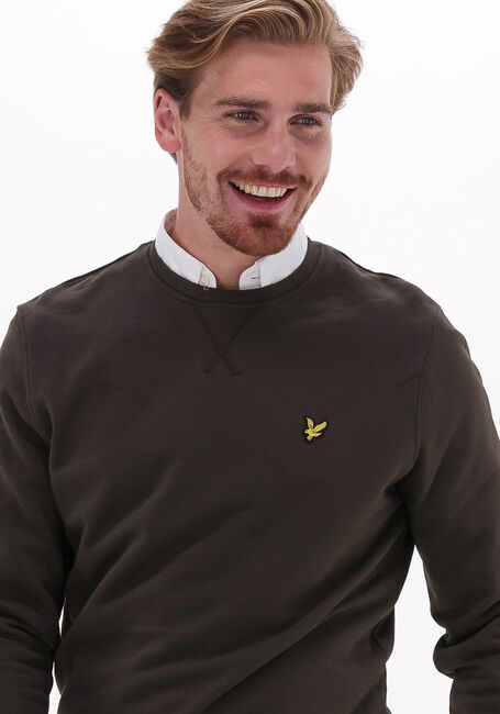 LYLE & SCOTT Pull CREW NECK SWEATSHIRT Olive - large