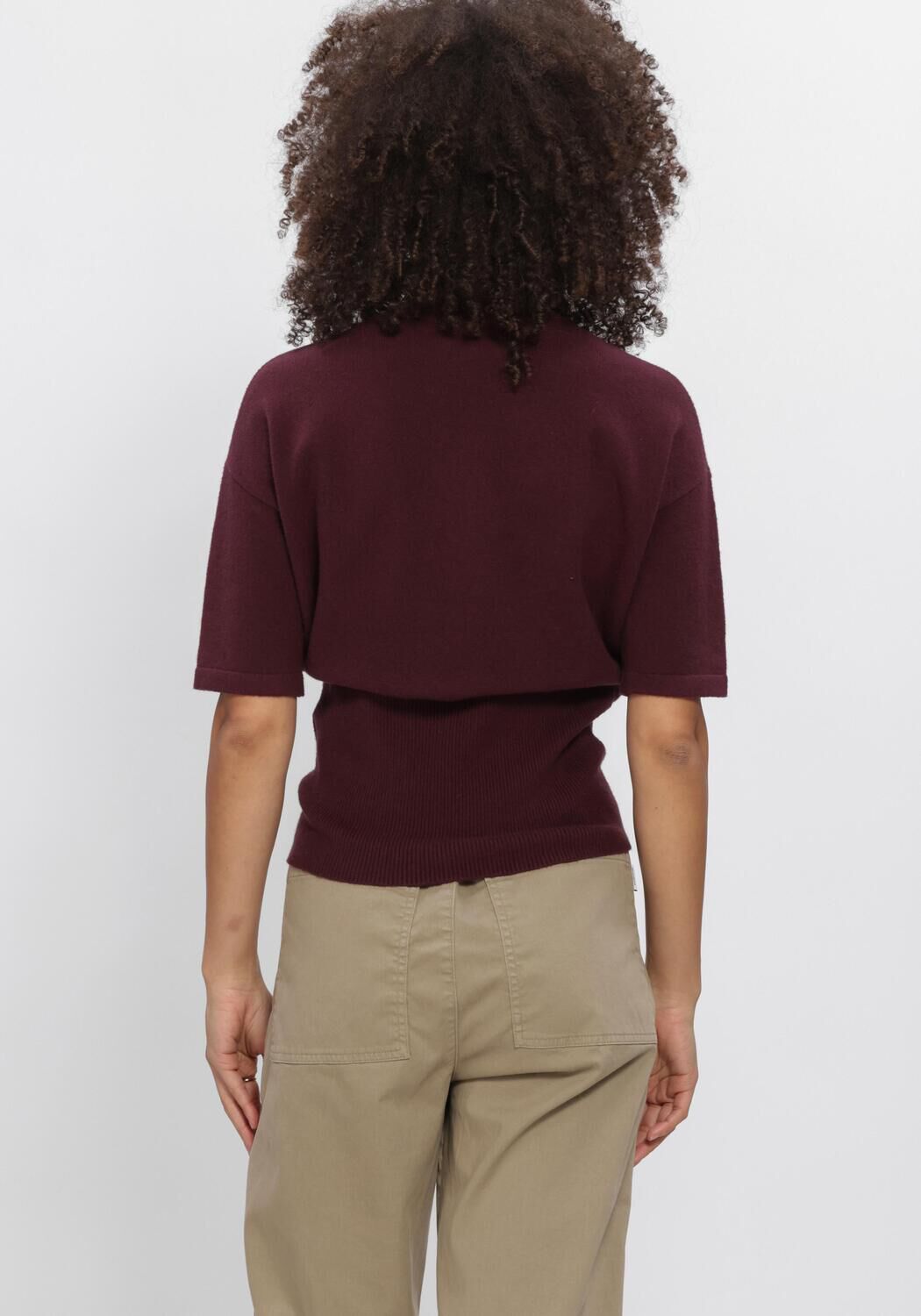 PENN & INK Haut W26B426 Bordeaux - large