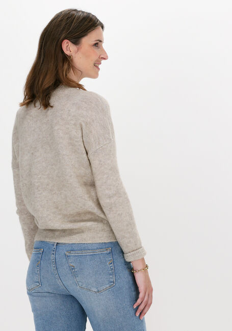 Beige MSCH COPENHAGEN Trui FEMME MOHAIR O PULLOVER 1 - large