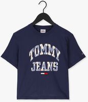 Donkerblauwe TOMMY JEANS T-shirt TJW CLASSIC COLLEGE ARGYLE SS