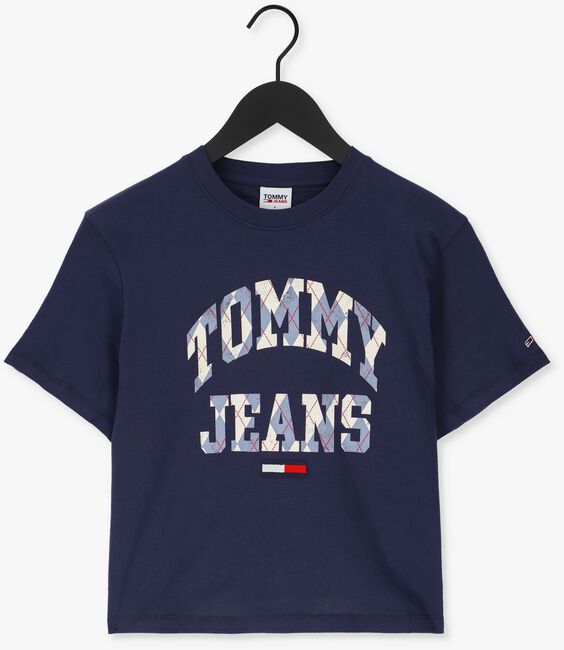 TOMMY JEANS T-shirt TJW CLASSIC COLLEGE ARGYLE SS Bleu foncé - large