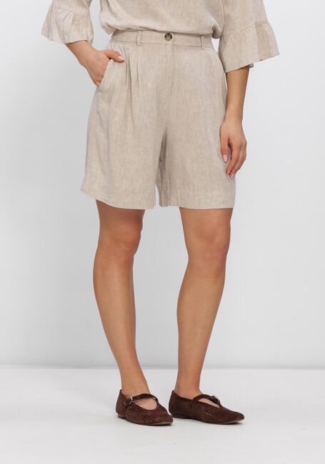 Beige MSCH COPENHAGEN Broeken/jumpsuits MSCHVIANA GINIA HW SHORTS - large