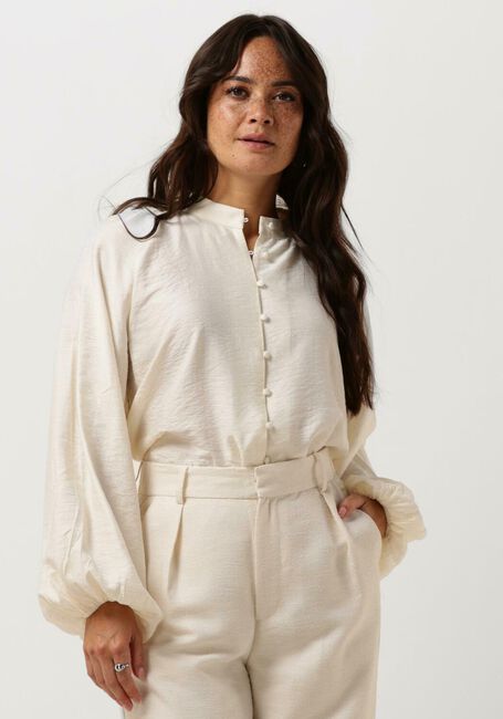 NEO NOIR CAMILLE SOLID BLOUSE Blouses Blanc - large