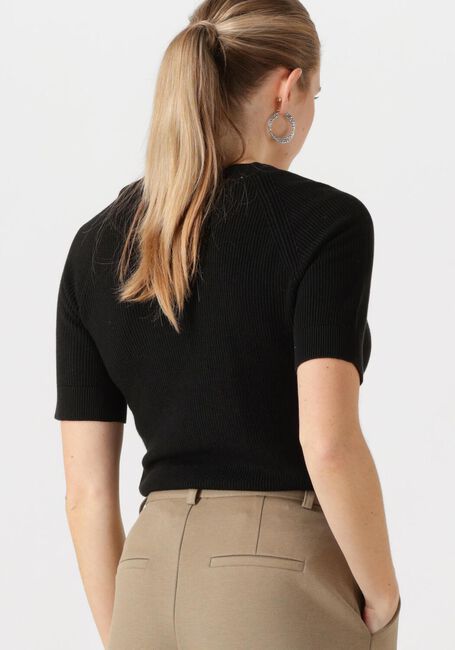 SELECTED FEMME T-shirt SLFELINNA NEW SS KNIT TOP en noir - large