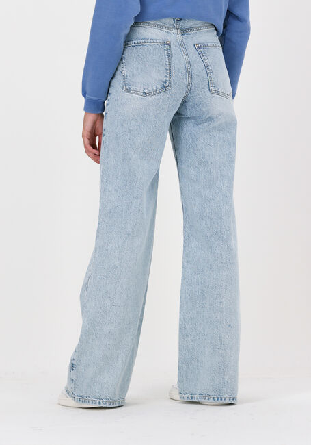 Blauwe COLOURFUL REBEL Wide jeans GAIA DESTROYED HIGH RISE JEAN - large