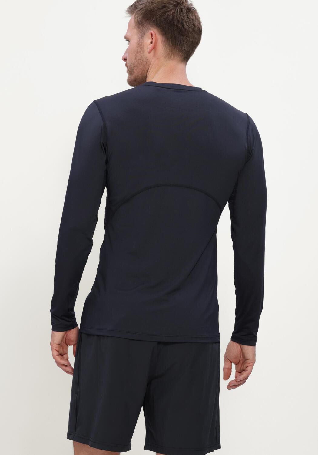 Donkerblauwe AIRFORCE Polo / T-shirt PERFORMANCE LIGHT THERMO LONGSLEEVE - large
