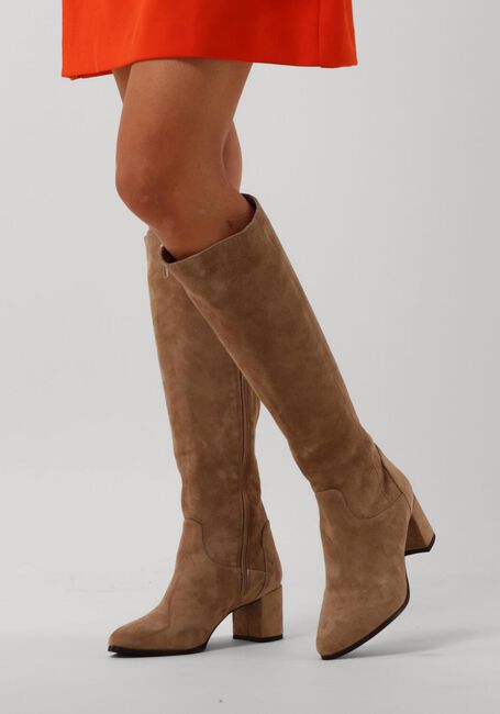 NOTRE-V Bottes hautes 8591 en taupe - large