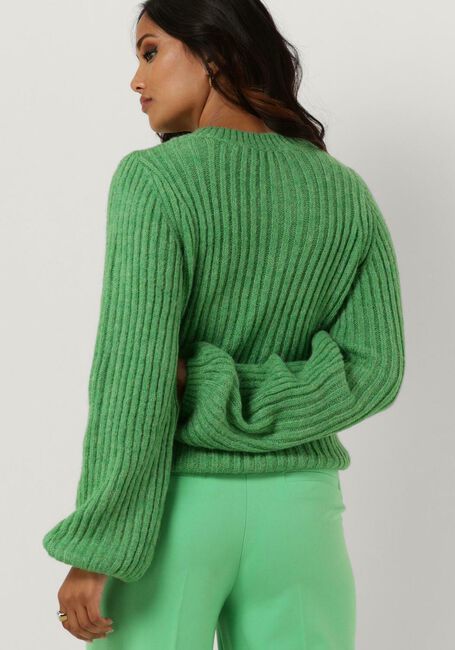 MODSTRÖM Pull GOLDIE O-NECK en vert - large