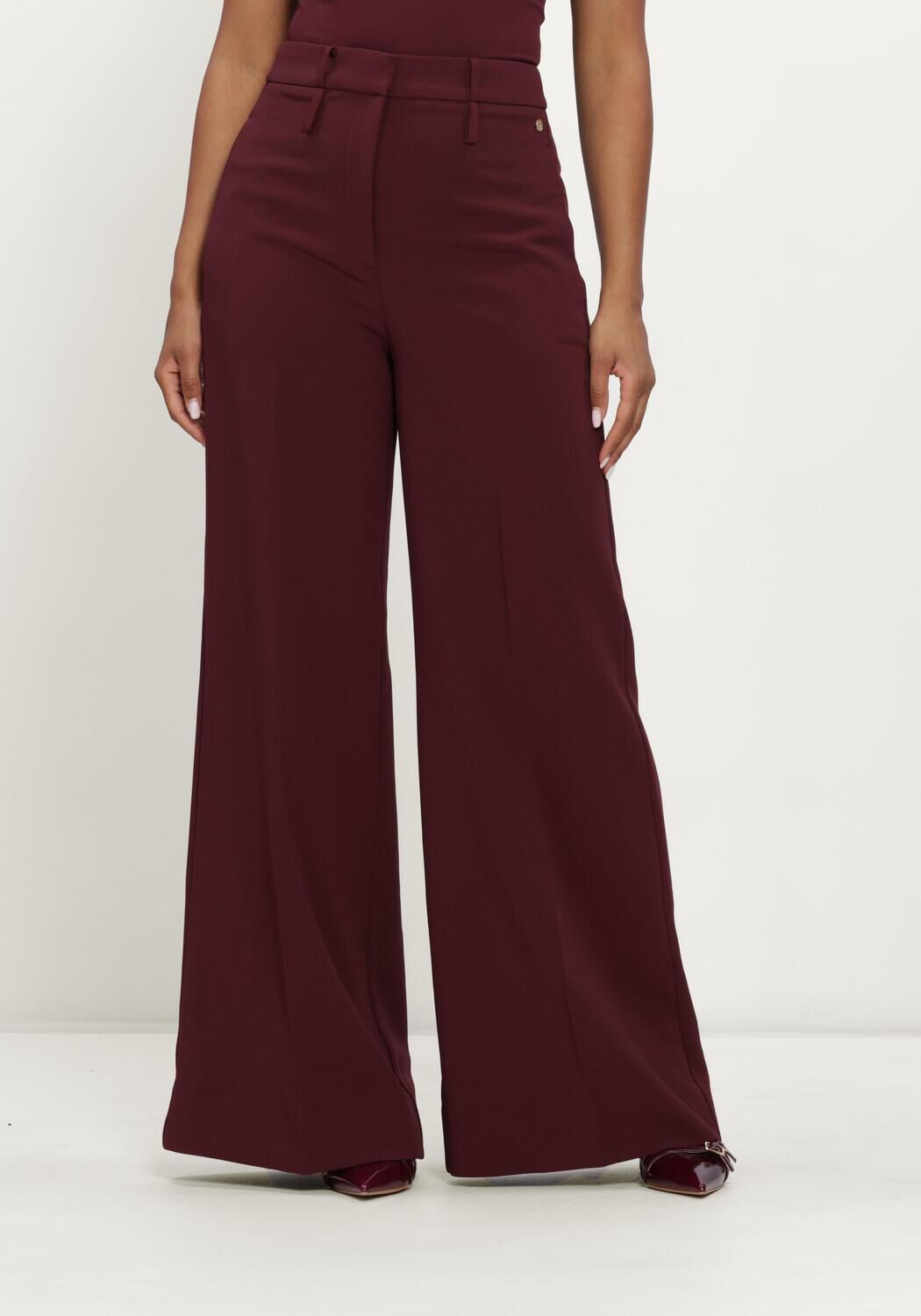 JOSH V Pantalon SKY PANTS Bordeaux - large
