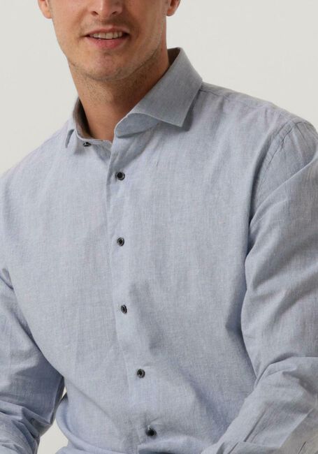 PROFUOMO Chemise classique SHIRT CUTAWAY SC COTTON LINNEN Bleu clair - large