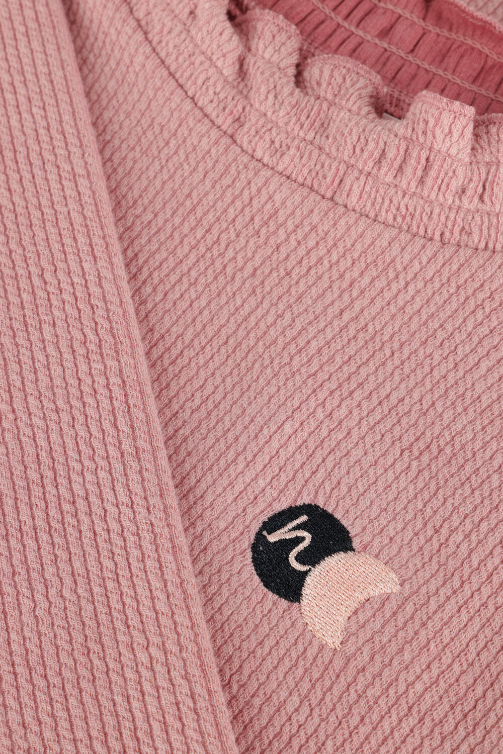 NONO KINA RIB SHIRT Hauts & T-shirts en rose - large