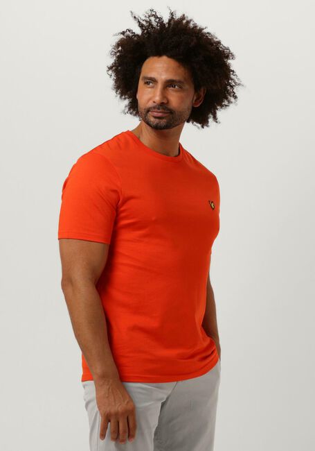 LYLE & SCOTT T-shirt PLAIN T-SHIRT en orange - large