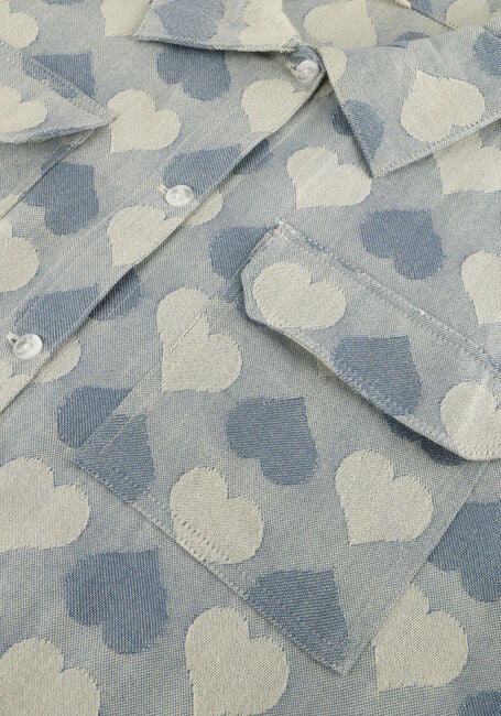 Lichtblauwe Labo de Colores Mini jurk LEA - large