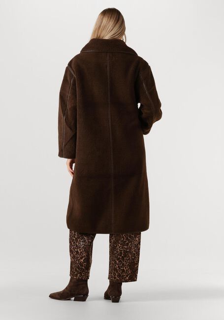 Bruine NEO NOIR Teddy jas CARMEN TEDDY COAT - large