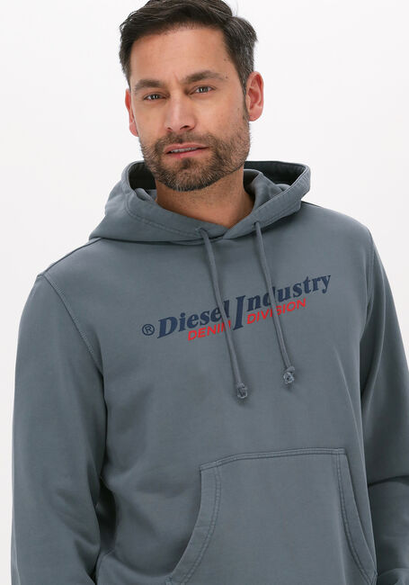 Blauwe DIESEL Sweater S-GINN-HOOD-IND - large